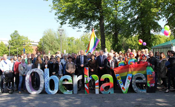 Der Landkreis Oberhavel gemeinsam für Toleranz und Akzeptanz und Vielfalt von Lebensformen.
