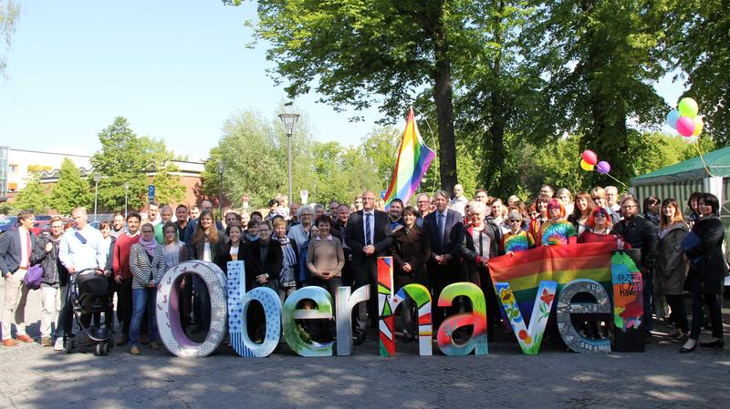 Der Landkreis Oberhavel gemeinsam für Toleranz und Akzeptanz und Vielfalt von Lebensformen.