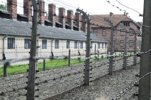Fotoaufnahme von der Gedenkstätte Auschwitz