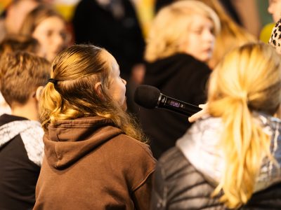 Foto von der 3. Kinder- und Jugendkonferenz in Oberhavel am 13. Dezember 2023 in Zehdenick.